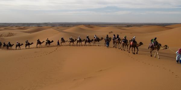 Napříč pouští Erg Chebbi