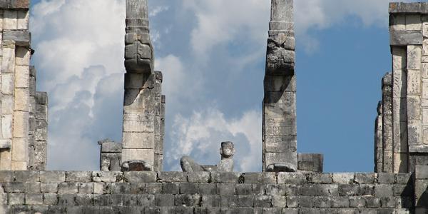 Chacmol na Chrámu válečníků, Chichen Itza