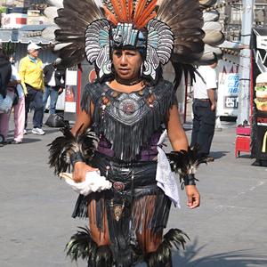 Na Zócalu v Mexico City