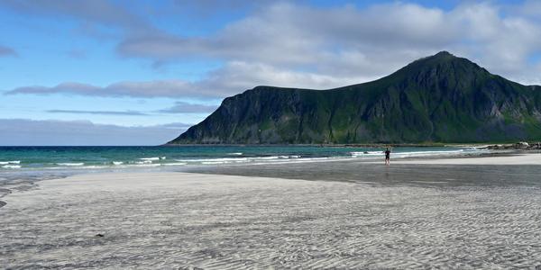 Pláž ve Flakstadu, Lofoten