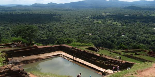 Na vrcholu Sigiriya