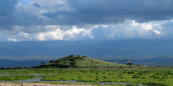 Vyhlídkový vrch v Amboseli