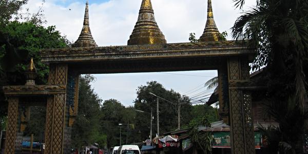 Kanchanaburi, brána k průsmyku Tří pagod