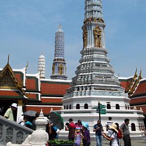 V areálu Velkého královského paláce, Bangkok