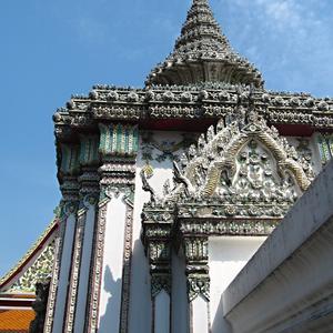 Výzdoba chrámu Wat Po, Bangkok
