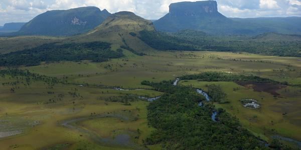 Canaima, let k Salto Angel a zpět