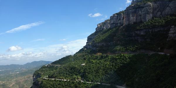 Montserrat,  pohled zpět