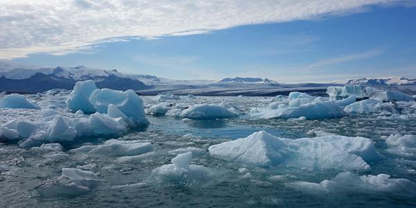 Jokulsarlon, ledové kry