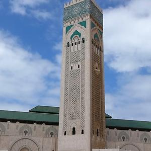 Minaret mešity v Casablance
