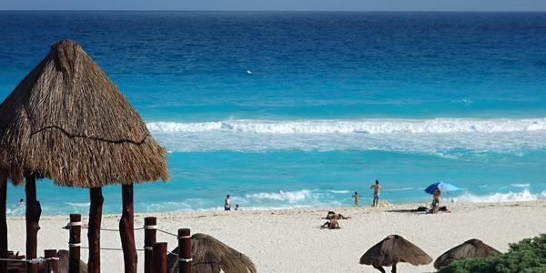 Cancún, veřejná pláž