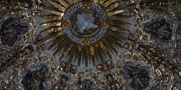 Interiér sv.Dominika, Puebla