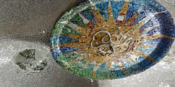 Barcelona, Guellův park, Gaudí