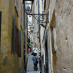 Nejužší ulice na Gamla Stanu, Stockholm