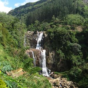 Vodopád před Kandy