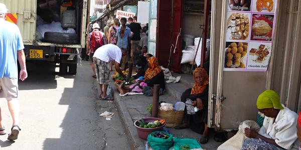 Mombasa, ulice v centru