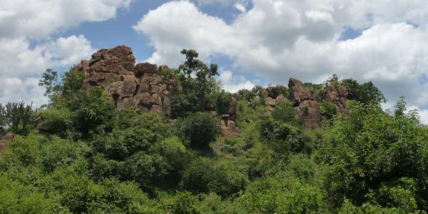 Tsavo West, typická krajina