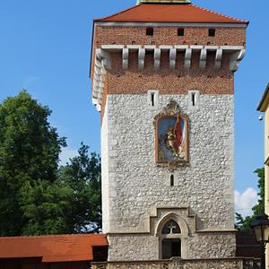 32. Bývalá brána do hradeb Krakowa