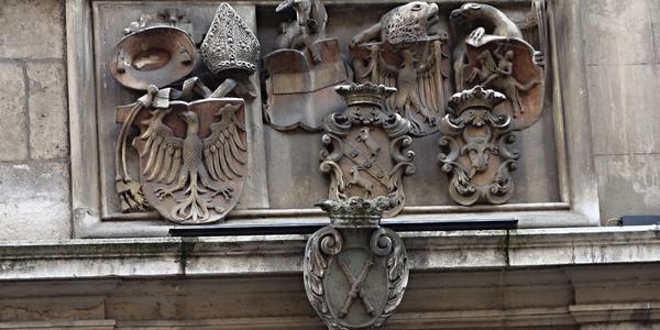 38. Detail jednoho z krakowských domů