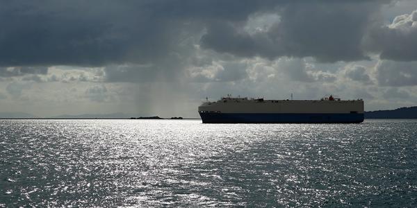226. Před přístavem v Panama