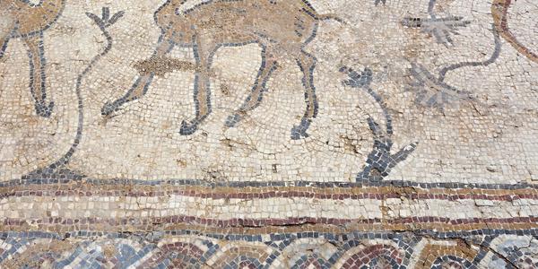 025. Mozaiky v Caesarea