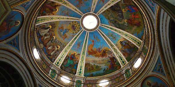 032. Kopule karmelitského kláštera Stella Maris, Haifa