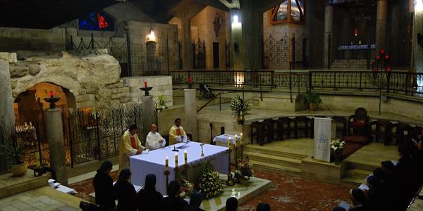 094. Mše v bazilice sv. Josefa, Nazaret