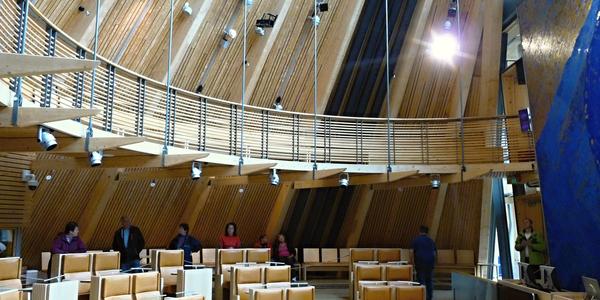 18. Interiér sámského parlamentu, Karasjok