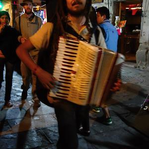 130. Momentka z dušičkového průvodu, Oaxaca