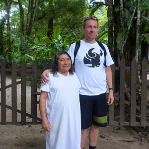 219. S lacandonským šamanem 1, Palenque
