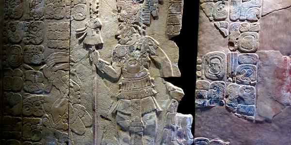 227. Stéla v muzeu v Palenque 1