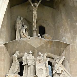11. Barcelona, Sagrada Familia, Subirachova fasáda, detail