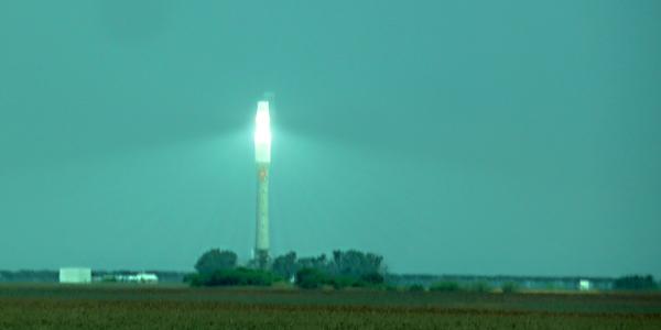55. Solární elektrárna před Sevillou