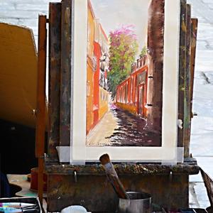62. Výtvor pouličního umělce, Sevilla