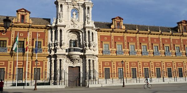 67. Palác san Telmo, sídlo autonomní vlády Andalusie, Sevilla