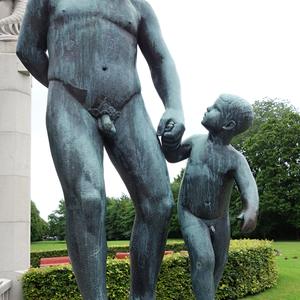 118. Oslo, Vigelandův park, detail
