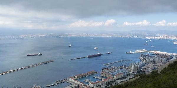 128. Pohled na Gibraltarskou zátoku