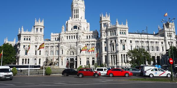 5. Budova hlavní pošty, dnes magistrátu Madridu