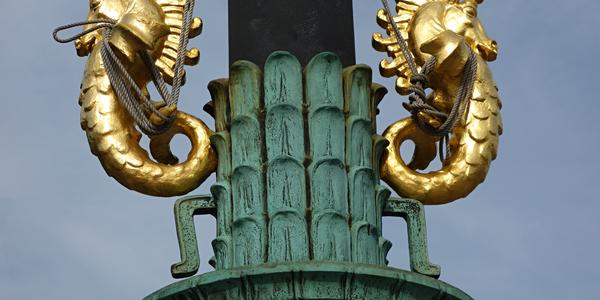 119. Goteborg, detail vlajkového stožáru