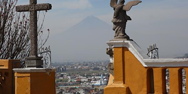 87. Cholula a Popocatépetl 2