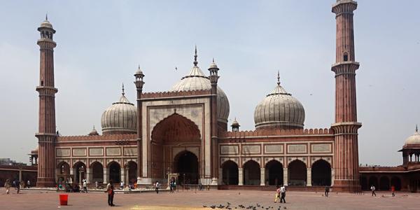 012. Delhi, Páteční mešita Jama Masjid
