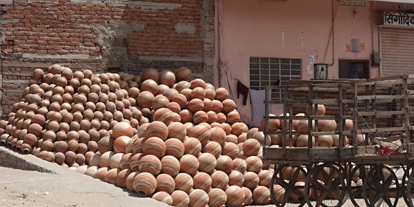 108. Jaipur, nádoby na vodu