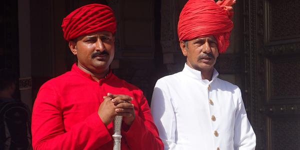 137. Stráže v městském paláci, Jaipur