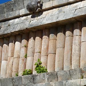 149. Detail Želvího paláce, Uxmal
