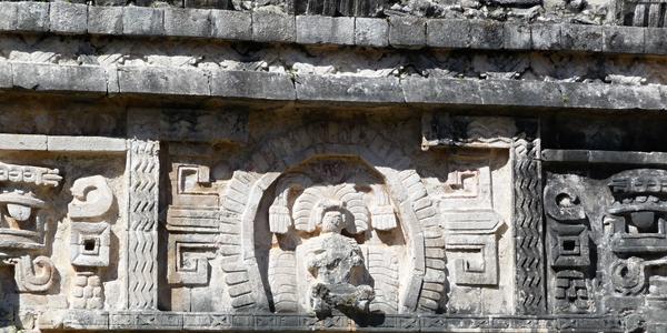 151. Uxmal, detail výzdoby