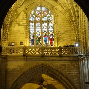 030. Sevilla, interiér katedrály 4
