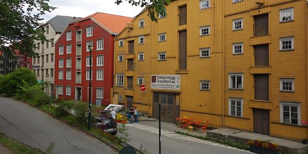 065. Trondheim, kupecké domy