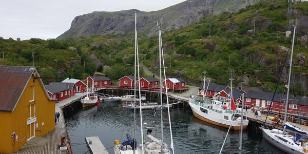122. Nusfjord, pohled z vyhlídky