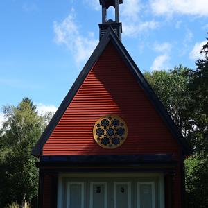161. Historický Stiklestad, katolická kaple sv. Olava