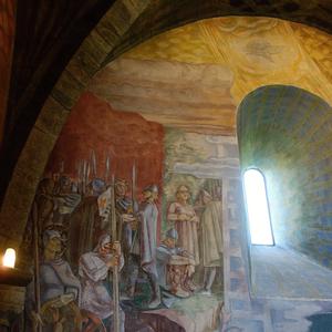 166. Interiér poutního kostela, Stiklestad