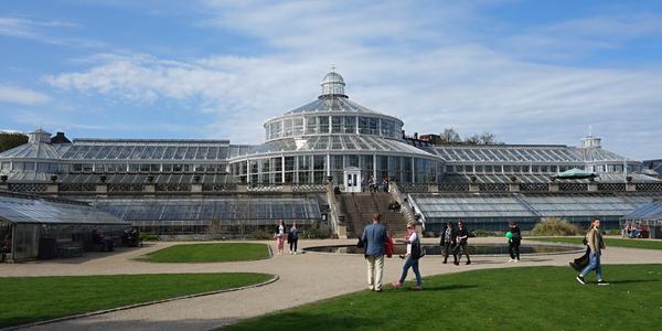 085-Kodaň, architektura, botanická zahrada